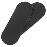 ERINGOGO 2個シリコン製ドラムヘッドパッチ 底鼓圧圈保護用 滑り止め設計