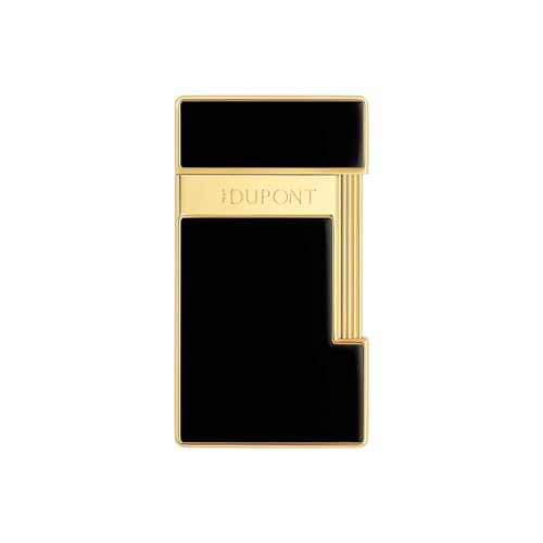 S.T. Dupont Slimmy Black Lacquer/Golden 028222