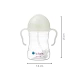 b.box Sippy Cup | Drink from any Angle | Fliptop, Weighted Straw, Leak Proof & Easy Grip | BPA Free, Dishwasher safe | From 6m+ | 240ml/8 oz (Glow) - Image 3