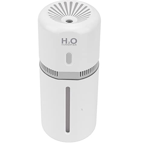 Humidifier, 180ml Portable Car Humidifiers Cool Mist Mini Humidifiers USB Charge Humidifiers with Color Night Lights for Bedroom Home (White) Humidifier, 180ml Portable Car Humidifiers Cool Mist Mini Humidifiers USB Charge Humidifiers with Color Night Lights for Bedroom Home (White)