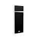 KLARSTEIN Hot Spot Crystal IR - Pannello Radiante a Infrarossi, Pannello Riscaldante, 45 x 120 cm, Fino a 20 m², IR Comfort Heat, 5-40°C, 850W, Telecomando, Montaggio a Parete, Nero Lucido