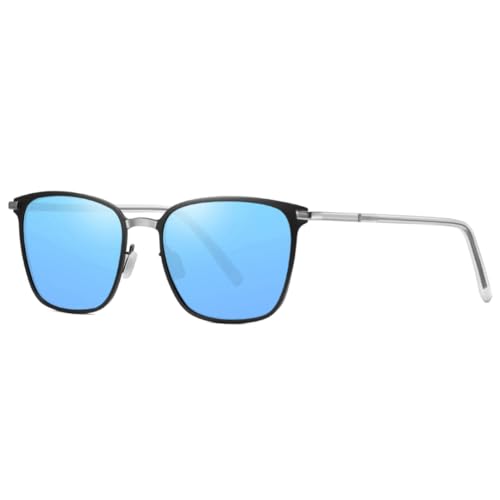 Lunettes de soleil polarisées en métal pour conduire et voyager