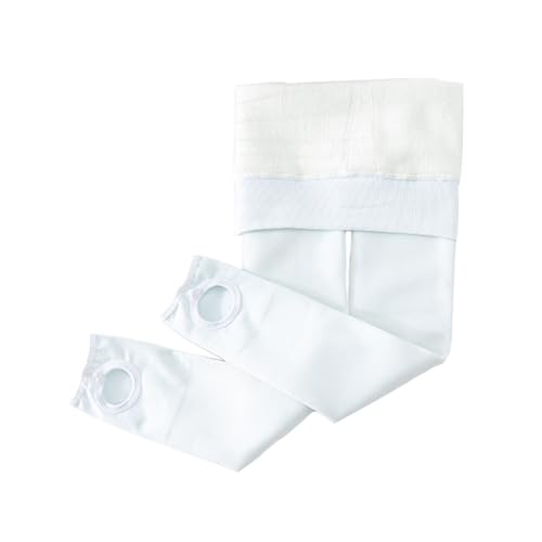 Fudaolee Medias Cálidas para Niña Termica Opacas Leggings Invierno Caliente Mallas Cómoda Pantimedias Alta Cintura Elástica Leotardos Blanco, L