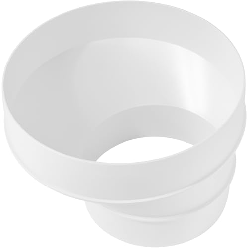 Vent Systems Ø150 bis 100 mm Kanal Reduzierstück Adapter Verbinder Fitting Rohr Erhöhung Reduzierstück Konus für HVAC Lüftungssysteme ABS Kunststoff PVC Rohr 6\ auf 4\ Zoll