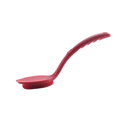 PATKAW Cepillo De Limpieza Lámina Fregador De Utensilios Cepillo para Limpiar Sartenes Limpiador De Platos De Silicona Hilván Finish Tendedero De Cocina Elementos Junta Rojo Gel De Sílice