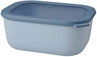 Mepal Multi Bowl Cirqula Rectangular Food Storage Container with Lid - Suitable as Airtight Storage Box for the Fridge & Freezer, Microwave Container & Servable Dish 1000 ml Nordic Pine.