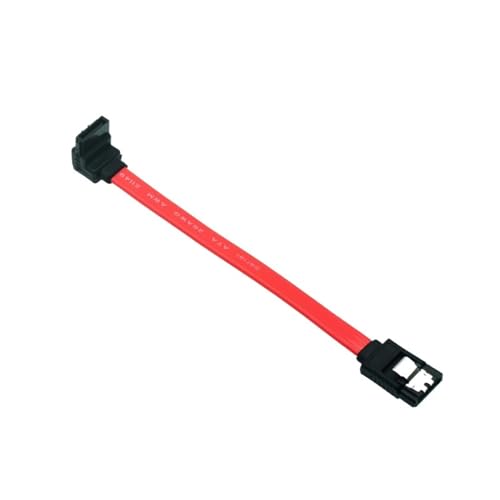 Cable corto SATA rojo 10 cm para HDD SSD DVD-ROM miniatura 7