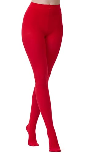Image of DUCMODA Women's 70D Semi-Opaque Tights High Waist Solid Soft Stretch Pantyhose