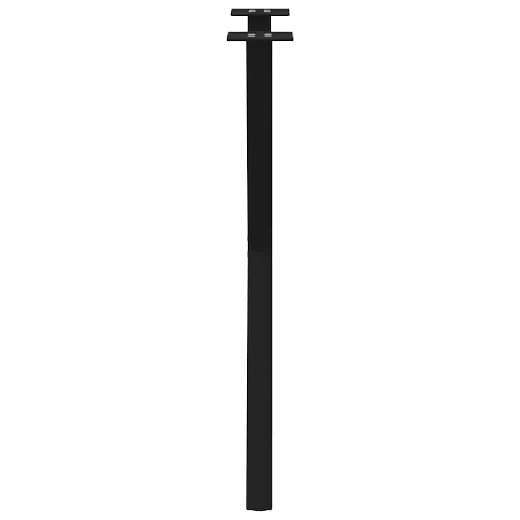 Gambe per tavolo da pranzo 2 pezzi a forma di X 57 x (72-73) cm Acciaio