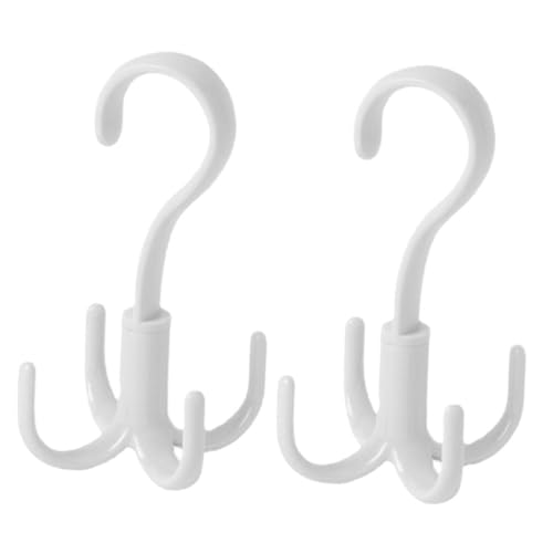 WHAMVOX 2pcs Swing Arm Hangers Scarf Rack Tie Organizer Handbag Hanger Easy Install Closet Storage Organizer