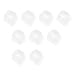 Rebower USB Type-B Anti Dust Plug Port Dust Silicone Covers Caps Stoppers, [for Printer, Fax, Scanner] - Clear/10pcs