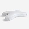 Bedgear Cooling Beauty Pillow for Side & Back Sleepers Ergonomic Face-Cradling Design, Smooth Vegan Silk-Like Cover, Breathable Support Pillow