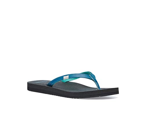 Image of Sanuk Yoga Joy Womens Flip Flops | Yoga Mat Footbed | Sandals for Women | Womens Yoga Sandals | Women's Beach Sandals
