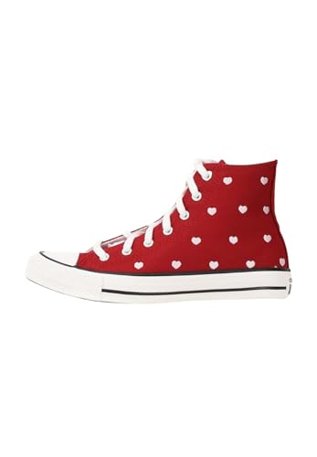 Converse Zapatillas Chuck Taylor All Star Valentine's Day Burdeos para mujer 36, rojo, 37 EU