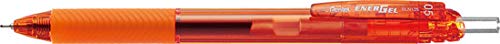ぺんてる エナージェルエス 0.5mm 黒 オレンジ軸 BLN125F-A
