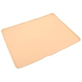 COOPHYA Humidifier Drip Pan with Raised Rim Silicone Mat for Dehumidifier Leak Protection, Enhanced Floor Protection, Non-Slip Beige Tray for Damp Spaces and Hardwood Floors