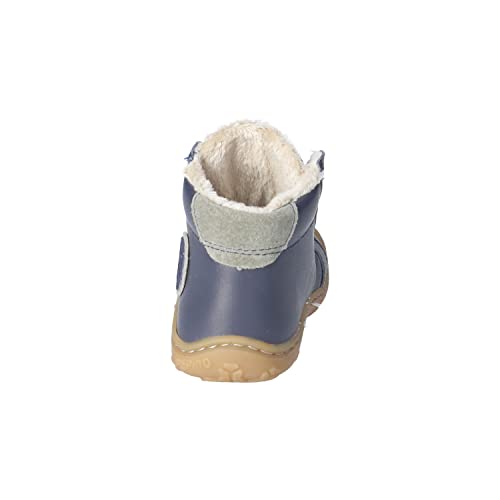 RICOSTA Girls and Boys Georgie Boots,Width: Normal (WMS),Removable Insole, Blue 160, 18 EU3