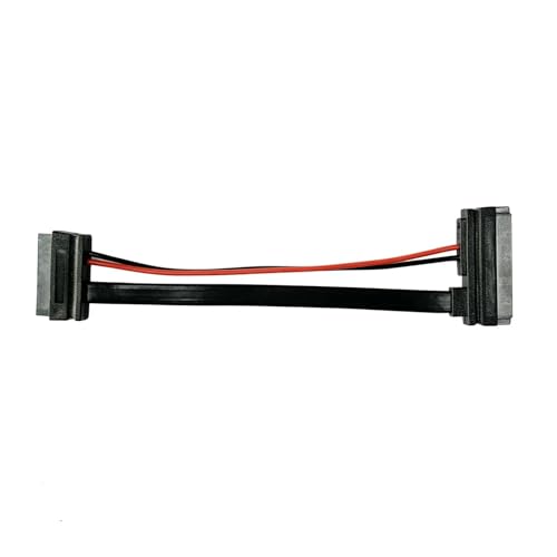 Cable adaptador SATA 6 pulgadas Slimline 13 pines macho a 22 pines hembra miniatura 2