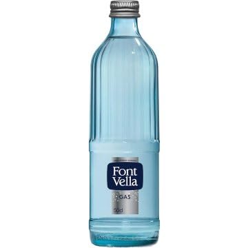 Font Vella Sprudelwasser in Pfandglasflasche, 50 cl, Packung mit 20 Flaschen