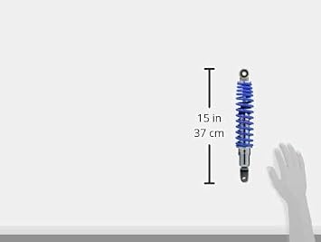 YSS Rear Suspension Chrome/Blue 5-Stage Spring Preload Address V125/G/S V125-315mm