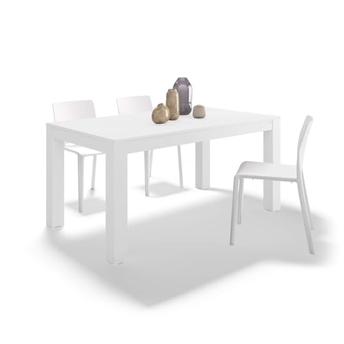 Mobili Fiver, Rachele Dining Table, 160x90 cm, White, Made In Italy