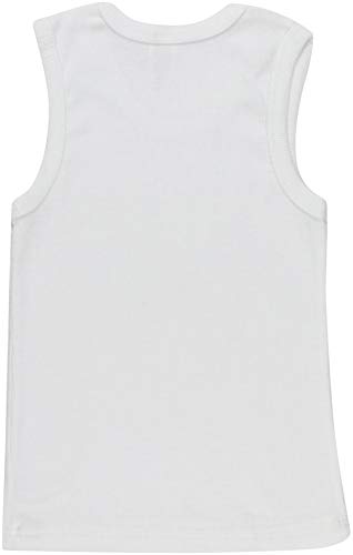 Image of ToBeInStyle Girl's 4 Pack 100% Cotton Ruffle Hem Tank Tops Super Soft Undershirts