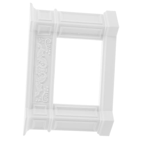 BESPORTBLE Miniatur-feuerstelle Weiß Vintage Stil Miniaturmöbel Puppenhaus Kamin Dekoration Zubehör für Miniaturhaus DIY Fotorequisiten