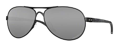 Oakley Feedback OO4079 407934 59M Polished Black Black Prizm Polarized Sunglasses For Men For Women+BUNDLE with Oakley Accessory Leash Kit