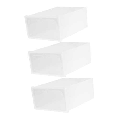 CRILSTYLEO Caja De 3 Piezas Caja De Zapatos Transparente Estantes para Zapatos Gabinetes para Zapatos Zapatillas De Deporte Racl Estantes para Zapatos Zapatos Deportivos Caja De Zapatos