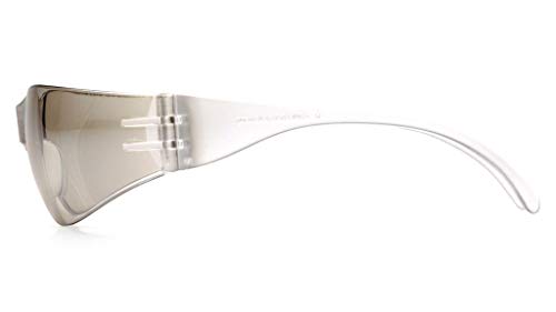 Safety Glasses,Clr/I/O Mirror (Pack of 12)