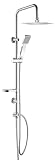 Damast - Colonna Doccia Quadra Senza Miscelatore Smart Relax Q 12445 - RUB6393 - Cromo