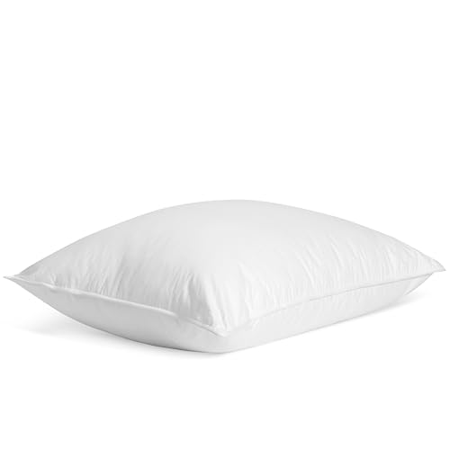 Brooklinen Luxury Mid-Plush Down Pillow – Natural Down Clusters...
