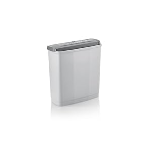 Dahle PaperSAFE PS 60 Papierversnipperaar, 6 vellen, veiligheidsniveau P2, streepsnede, olie- en onderhoudsvrij, 11 liter, grijs