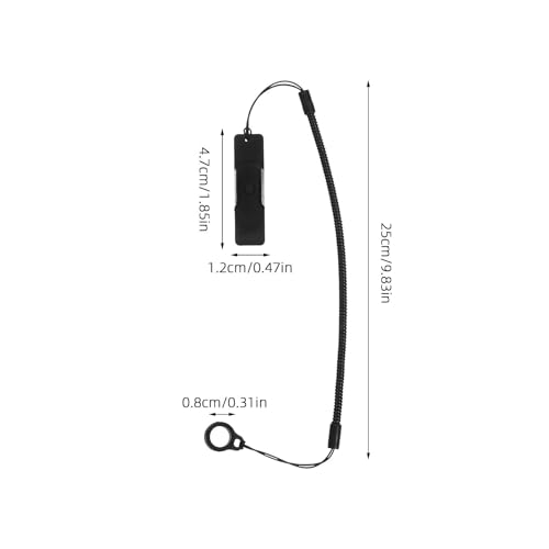 Cordon tactile rétractable pour écran suspendu à une dragonne souple