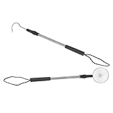 Tamis à sable de plage - conception détachable spéciale, plus pratique à utiliser, le crochet de plage peut vous aider à récupérer des coquillages sans vous approcher, tamis à sable pour la plage
