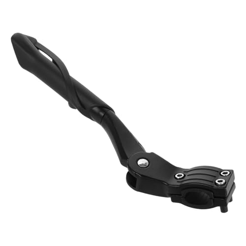 TOPBATHY Resorte del Soporte de la de Cross Bicicleta con Soporte para Adultos Soporte de de Cross Patinete Scooter Patada de pie aleación de Aluminio Black