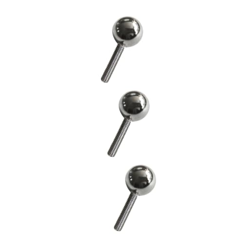 PLAFOPE 3pcs Printer Accessories Spherical Screw Diameter Plating Lightweight for Rostock Printers Total