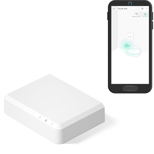 Image of YoLink Hub 3 Smart Home Gateway: 4G LTE Cellular ($6.99 Monthly Fee), WiFi, Ethernet, Battery Backup Seamless Plug & Play Installation, Ideal for Remote & Urban Residences, 1 /4 Mile Extended Range