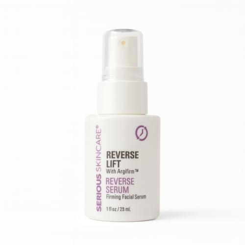 Reverse Lift Firming Facial Serum, Visibly Firm, Tone & Tighten Skin, Hydrating Anti-Aging Peptides, Reduce Wrinkles, Sagging Face and Neck, Serious Skincare, 1 oz