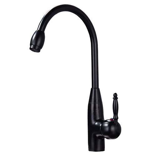 Robinet de cuisine en laiton antique rotatif pour un quotidien élégant
