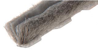 Exclusive CRL Z78159C Zipper Pile Weatherstrip .187" Backing - .200" Pile Height - 100' Roll