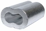 C M Chain 3/16In Aluminum Cable Ferrule 50Pk 52338