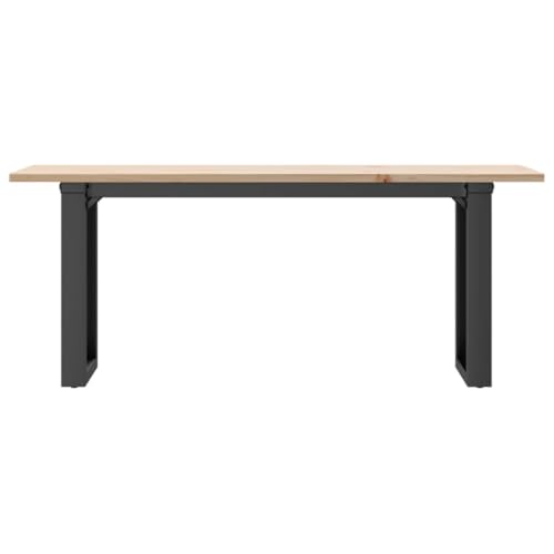 Table Basse 110x40x45 cm avec Espace Rangement et Coin Repas Salon - 5