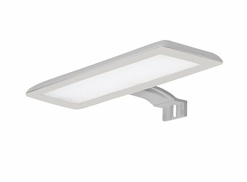 Aplike - Aplique LED Multienganche para Espejo de Baño - Luz Blanca Fría (5700K) - 30cm | Modelo Vesta (Gris)