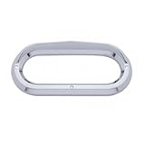 (2) Oval Chrome Visor Bezels / Covers 6