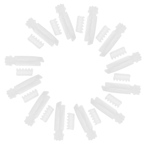 Cabilock 12set Vertical Blind Replacement Stems and Gears Kit Plastic Repair Components for Smooth of Vertical Blinds for Easy Installation