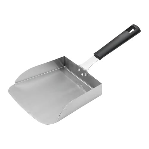 Pfannenwender für Grill, Grillwender aus Edelstahl | Anti-Brennschaufel, Grillwerkzeuge für Küche im Freien, Gartenparty, Fleisch, Steak, Hamburger, Pizza