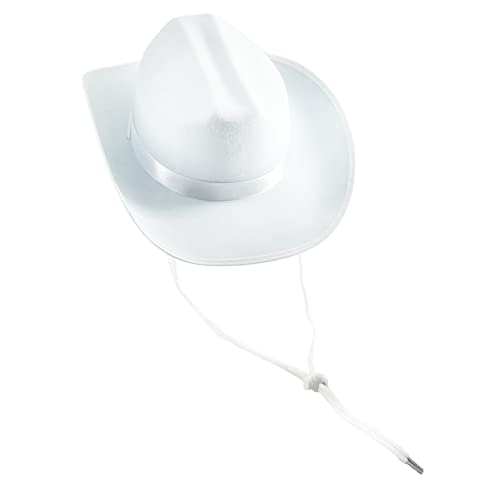 Image of The Dreidel Company Cowboy Felt Western Hat, 22 inch Circumference Dress Up Costume Clothes for Kids, Pretend Play, Party Favors
