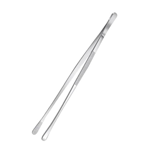 iplusmile Pinzette Da Cucina Con Manico Lungo Pinze in Acciaio Inossidabile Per Cucinare Bbq Placcare E Servire Pinzette Da Chef Pinze Da Cucina in Metallo Per Alimenti