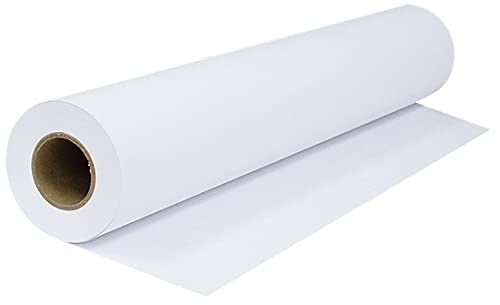 officeネット インクジェット用 ロール紙 マット合成紙/微粘着 透明ドット糊付き 再剥離 610mm幅 ×30m×紙管3インチ 1本